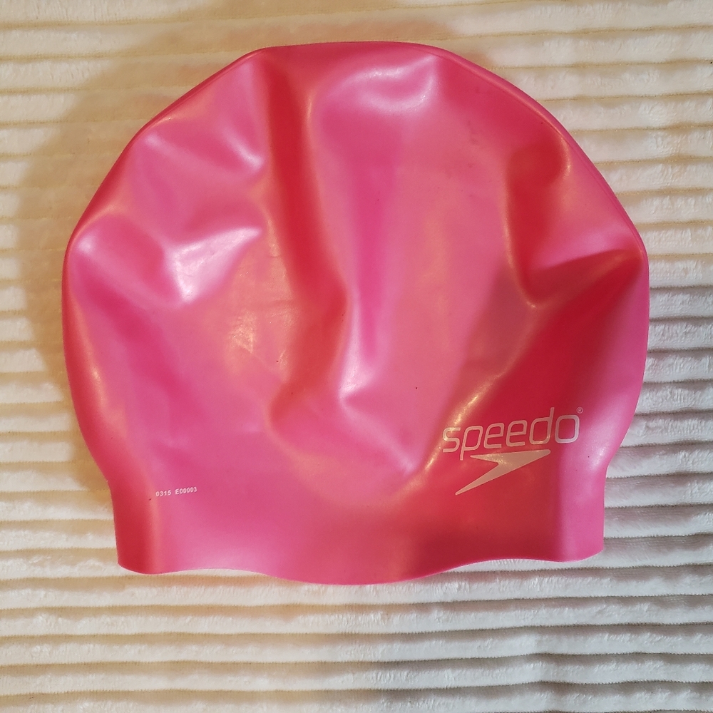 Speedo Kids Bright Pink Swim Cap